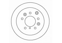 Disque de frein 15985 ABS