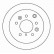 Disque de frein 15985 ABS
