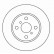 Disque de frein 15996 ABS