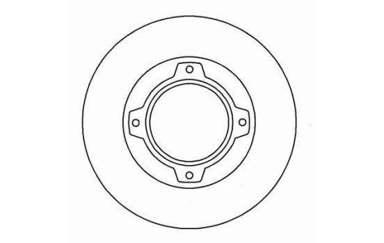 Disque de frein 16011 ABS