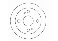 Disque de frein 16013 ABS
