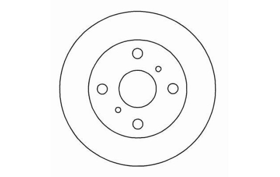 Disque de frein 16015 ABS