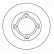 Disque de frein 16017 ABS
