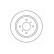 Disque de frein 16018 ABS, Vignette 2