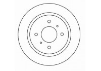 Disque de frein 16018 ABS