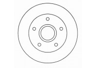 Disque de frein 16027 ABS