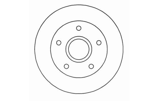 Disque de frein 16027 ABS