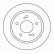 Disque de frein 16030 ABS