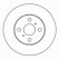 Disque de frein 16031 ABS