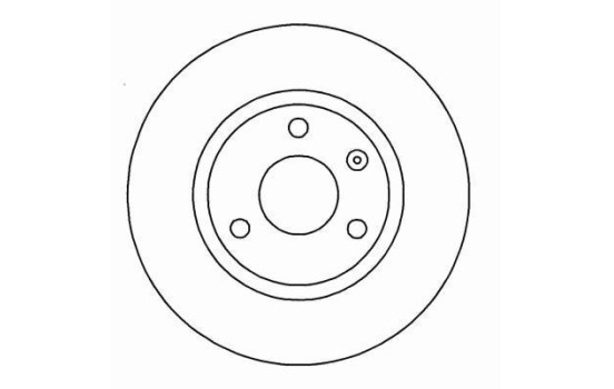 Disque de frein 16035 ABS