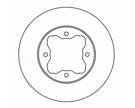 Disque de frein 16038 ABS