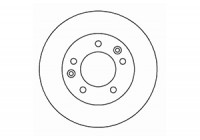 Disque de frein 16044 ABS