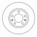 Disque de frein 16052 ABS