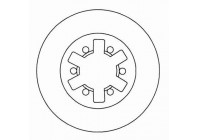 Disque de frein 16054 ABS
