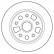 Disque de frein 16055 ABS
