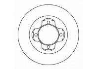 Disque de frein 16056 ABS