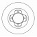 Disque de frein 16056 ABS