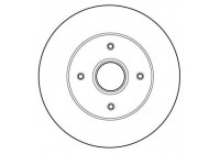 Disque de frein 16058 ABS