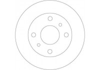 Disque de frein 16063 ABS