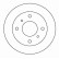 Disque de frein 16064 ABS