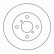 Disque de frein 16066 ABS