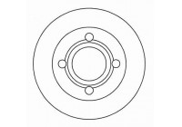 Disque de frein 16068 ABS