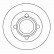 Disque de frein 16068 ABS