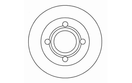 Disque de frein 16068 ABS