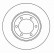 Disque de frein 16070 ABS