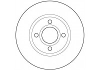 Disque de frein 16075 ABS