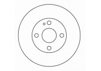 Disque de frein 16087 ABS