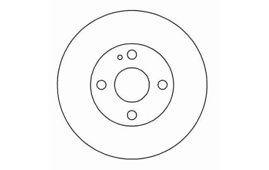 Disque de frein 16087 ABS