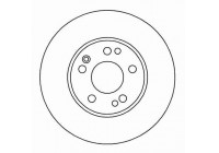 Disque de frein 16107 ABS