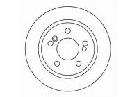 Disque de frein 16108 ABS