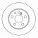 Disque de frein 16111 ABS