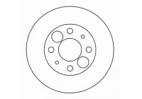 Disque de frein 16122 ABS