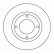Disque de frein 16133 ABS