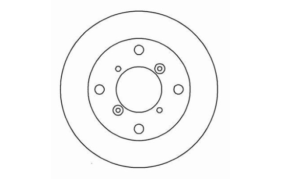 Disque de frein 16134 ABS