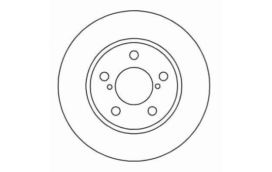 Disque de frein 16138 ABS