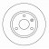 Disque de frein 16145 ABS