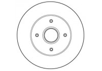 Disque de frein 16149 ABS