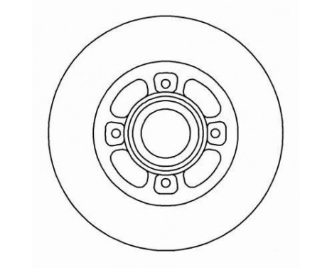 Disque de frein 16151 ABS