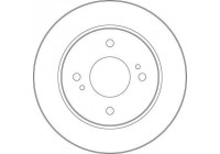 Disque de frein 16152 ABS