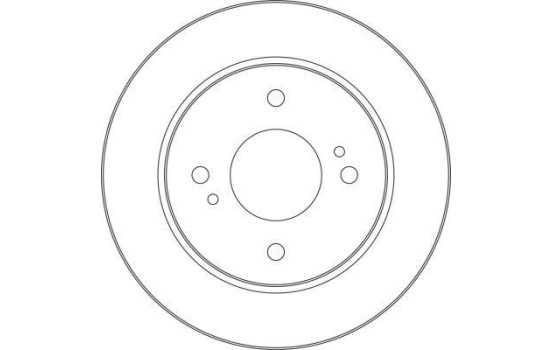 Disque de frein 16152 ABS