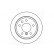 Disque de frein 16155 ABS