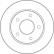 Disque de frein 16163 ABS
