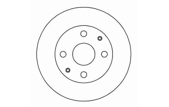 Disque de frein 16174 ABS