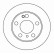 Disque de frein 16188 ABS
