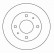 Disque de frein 16194 ABS