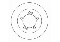 Disque de frein 16207 ABS